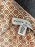 Maison d' Amelie Polka Dots Orange Short Sleeve Blouse Size L - photo 7