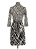 Ann Taylor Graphic Gray Cocktail Dress Size 6 (petite) - photo 2
