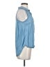 Vernacular 100% Lyocell Blue Sleeveless Button-Down Shirt Size S - photo 4