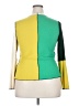 ELOQUII Color Block Green Long Sleeve Blouse Size 18 Plus - photo 2