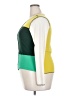 ELOQUII Color Block Green Long Sleeve Blouse Size 18 Plus - photo 5