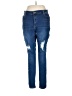 Fashion Nova Hearts Blue Jeans Size 1X - photo 1