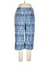 Rafaella 100% Rayon Print Blue Casual Pants Size XL - photo 1