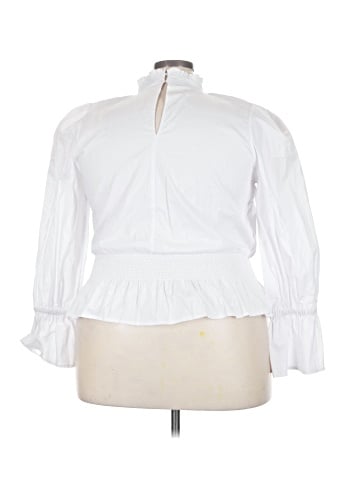 ELOQUII 3/4 Sleeve Blouse (view 2)