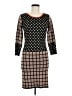 THML Houndstooth Brown Casual Dress Size M - photo 1