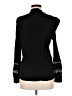 vintage threadz 100% Rayon Black Long Sleeve Blouse Size M - photo 2