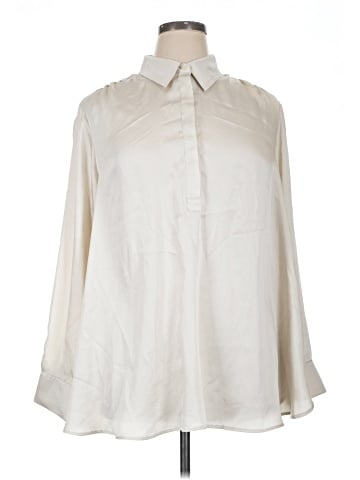 Lane Bryant Long Sleeve Blouse (view 1)