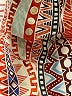 Unbranded 100% Polyester Print Orange Casual Skirt Size M - photo 4