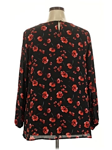 NY Collection Long Sleeve Blouse (view 2)