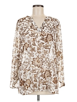 Susan Graver Long Sleeve Blouse