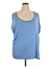 Jaclyn Smith Blue Short Sleeve Top Size 3X - photo 1