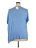 Jaclyn Smith Blue Short Sleeve Top Size 3X - photo 2