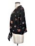 Lush Black Short Sleeve Blouse Size S - photo 5