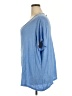 Jaclyn Smith Blue Short Sleeve Top Size 3X - photo 5