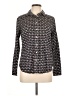 Talbots Tweed Black Long Sleeve Button-Down Shirt Size 10 - photo 1