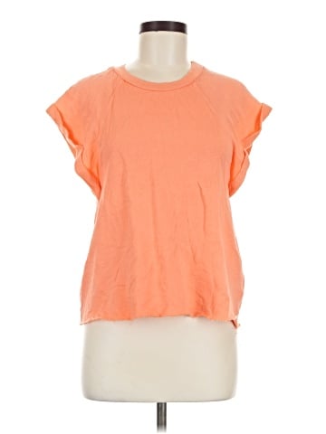 Self Contrast Short Sleeve Top (view 1)