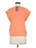 Self Contrast Orange Short Sleeve Top Size M - photo 2