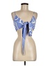 Le Lis 100% Polyester Blue Sleeveless Blouse Size M - photo 1