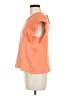 Self Contrast Orange Short Sleeve Top Size M - photo 5