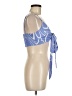 Le Lis 100% Polyester Blue Sleeveless Blouse Size M - photo 4