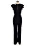 Ann Taylor 100% Polyester Solid Black Jumpsuit Size 6 - photo 2