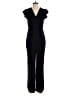 Ann Taylor 100% Polyester Solid Black Jumpsuit Size 6 - photo 1