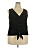 Sanctuary Black Sleeveless Blouse Size XXL - photo 1