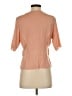 FRAME 100% Polyester Tan Short Sleeve Blouse Size S - photo 2