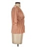 FRAME 100% Polyester Tan Short Sleeve Blouse Size S - photo 4