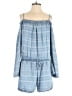 Cloth & Stone 100% Tencel Stripes Blue Romper Size M - photo 1