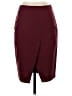 ASOS 100% Polyester Solid Burgundy Formal Skirt Size 2 - photo 1