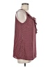 CAbi 100% Polyester Burgundy Sleeveless Blouse Size M - photo 4