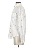 Acote 100% Cotton Print Ivory Long Sleeve Button-Down Shirt Size Sm (0) - photo 5