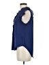 DKNY 100% Polyester Blue Sleeveless Blouse Size M - photo 5