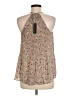 Sweet Rain 100% Polyester Tan Sleeveless Blouse Size M - photo 2