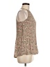 Sweet Rain 100% Polyester Tan Sleeveless Blouse Size M - photo 4