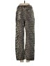 OAT Animal Print Gold Casual Pants Size 2 - photo 2