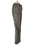 OAT Animal Print Gold Casual Pants Size 2 - photo 4