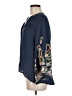 APRICOT Floral Tropical Blue 3/4 Sleeve Blouse Size 6 - photo 5