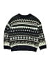 Zara Argyle Green Blue Pullover Sweater Size 6 - photo 1