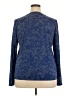 Simply Vera Vera Wang Blue Long Sleeve Top Size XXL - photo 2
