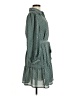 Max Studio 100% Polyester Chevron-herringbone Green Casual Dress Size M (estimated) - photo 4