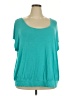 Torrid Teal Short Sleeve T-Shirt Size 3X Plus (3) - photo 1