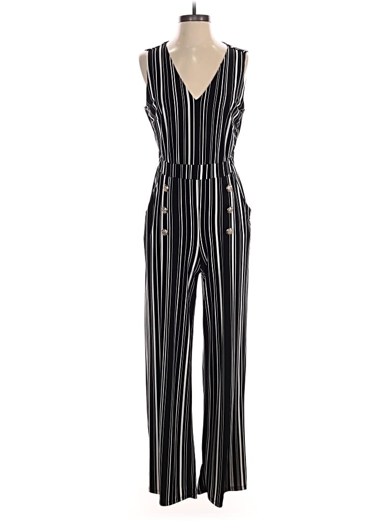 Pre-owned Inc International Concepts Jumpsuit In Black