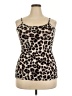 Torrid Animal Print Brown Tank Top Size 2X Plus (2) - photo 1
