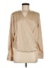 MADE IN ITALY Tan Long Sleeve Blouse Size M (estimated) - photo 1