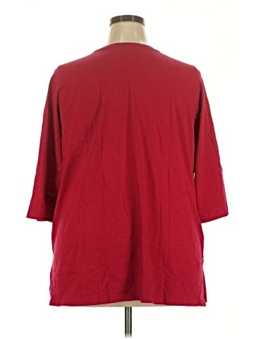 Woman Within 3/4 Sleeve T-Shirt (view 2)