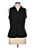 PGA Tour 100% Polyester Black Sleeveless Blouse Size L - photo 1