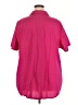 Woman Within Pink Short Sleeve Button-Down Shirt Size 26 (2X) - photo 2