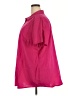 Woman Within Pink Short Sleeve Button-Down Shirt Size 26 (2X) - photo 5